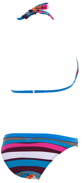 ARENA Купальник Asymmetrical stripes neckholder triangle (19587)