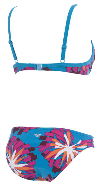 ARENA Купальник Flowers bodylift pleats padded c-cup (87014)