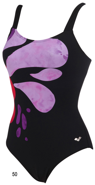 ARENA Petals Strap Back D Cup One Piece (1A258)
