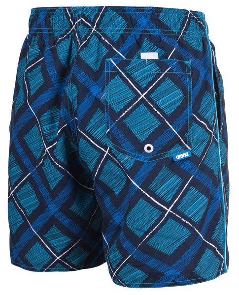 ARENA PRINTED CHECK BOXER (1B129)